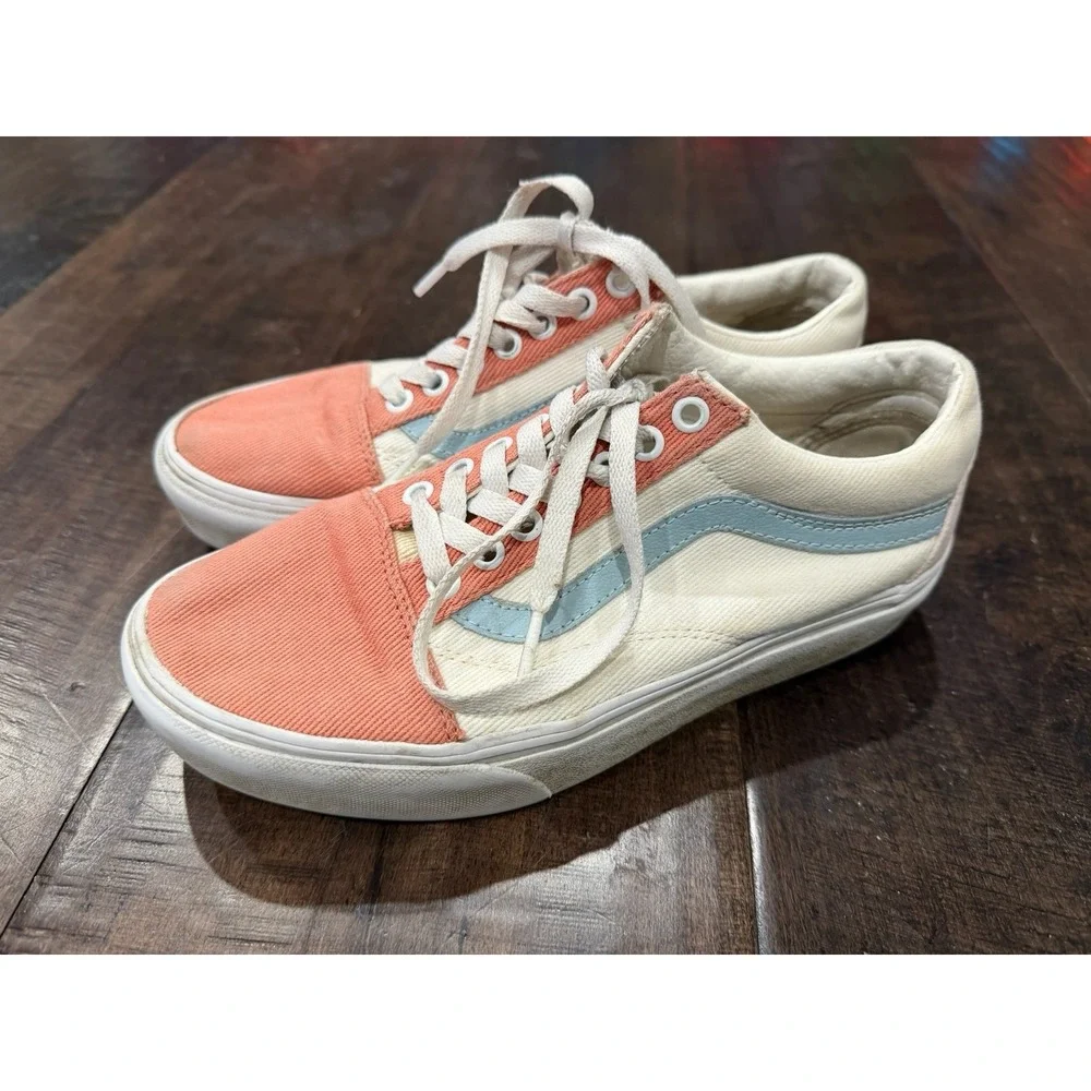 Vans All Star Chuck‎ Taylor Tri Color Skate Low Top Lace Up Sneaker Size 8